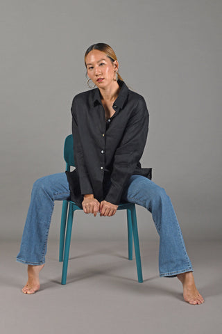 Linen Boyfriend Shirt