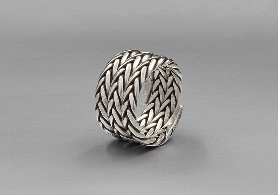Braid Twist Unisex Ring