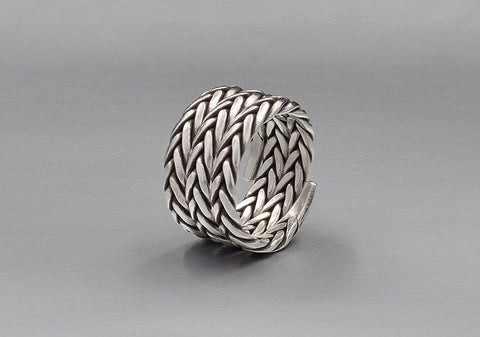 Braid Twist Unisex Ring
