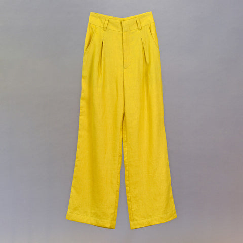 Linen Straight Relax Pants